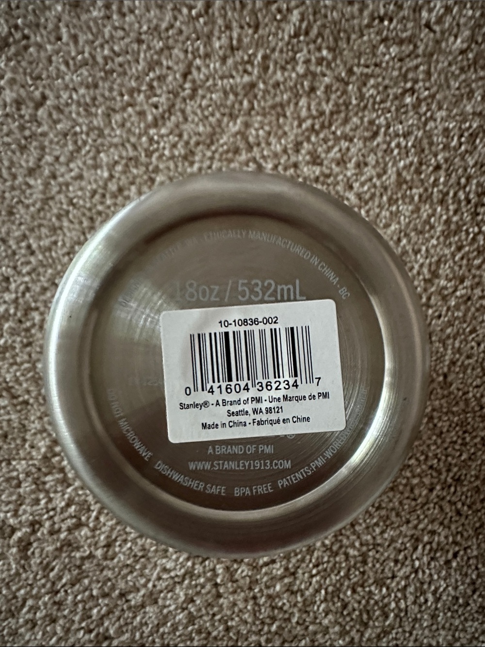Stanley The Adventure To-Go Food Jar | 18oz | White and Silver | New With Tags - Picture 10 of 10